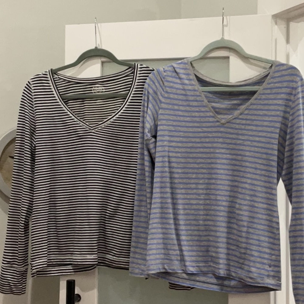 2 striped t shirt